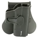 Bulldog Cases Rapid Release Polymer Holster, Fits Glock 43, Right Hand, Polymer, Black RR-G43 - Bulldog Cases