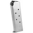 Ed Brown Magazine, 45ACP, 7 Rounds, Fits 1911, Includes 1 Thick and 1 Thin Base Pad, Stainles, Silver 847 - Ed Brown
