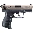 WALTHER P22Q .22 L.R. 3.4in Steel Threaded 10rd Nickel Pistol (5120725) - Walther Arms