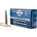 PPU Standard Rifle 243 Win 90gr 20 Bx/10cs Soft Point Ammo (PP2431) - Ppu (Prvi Partizan)