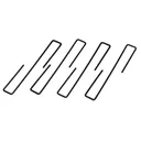 SNAPSAFE Universal Handgun Hangers, 4-Pack (75870) - SnapSafe