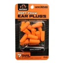 WALKER'S GAME EAR 7 Pairs Orange Foam Plugs with Black Aluminum Carry Canister (GWP-PLGCAN-OR) - Walkers Game Ear