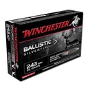 WINCHESTER Ballistic Silvertip .243 Win 95Gr 20rd Box Rifle Ammo (SBST243A) - Winchester Ammo