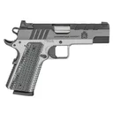 SPRINGFIELD ARMORY 1911 Emissary 45 ACP 4.25in 2x 8rd Mags Blued/Stainless Pistol with VZ Thin-Line G10 Grips (PX9218L) - Springfield Armory