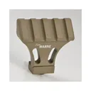 WARNE 45-Degree Picatinny Dark Earth Side Mount Adapter (A645DE) - Warne Scope Mounts