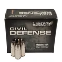 LIBERTY AMMUNITION Civil Defense 9mm Luger +P 50Gr Hollow Point 20/Bx Handgun Ammo (LACD09014) - Liberty Ammunition