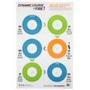 Action Target GS-DCFIRE1, Game Series, Dynamic Course Of Fire 1 Target, Blue/Green/Orange, 23"x35", 100 Per Box GS-DCFIRE1-100 - Action Target