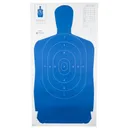 Action Target B-27S Standard Target, Full Size Blue Silhouette, 24"x45", 100 Per Box B-27SBLUE-100 - Action Target