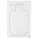 Action Target IPSC-P, Official USPSA/IPSC Practice Target, White/Black, 23"x35", 100 Per Box IPSC-P-100 - Action Target