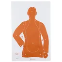 Action Target B-21E, Orange Qualification Paper Target, 25 Yard Silhoutte, 23"x35", 100 Per Box B-21EORANGE-100 - Action Target