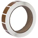 Action Target PAST/BR, Target Paster, 7/8" Square Bullet Hole Repair Paster, Brown, 1000 Per Roll PAST/BR - Action Target