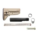 Bravo Company BCMGUNFIGHTER Mod 0 Stock Kit, SOPMOD (Widebody), Receiver Extension, Quick Detach End Plate, Lock Nut Action Spring, Carbine Buffer, Flat Dark Earth BCM-GFSK-MOD0-SPMD-FDE - Bravo Company Manufacturing