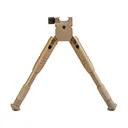 Caldwell Prone Bipod, Attaches to Picatinny Rail, Aluminum, Fits AR Rifles, Desert Tan 534455 - Caldwell Shooting