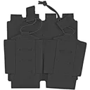 BLACKHAWK Foundation, Double AR-10 Magazine Pouch, Nylon, Black 37FS44BK - Blackhawk Holsters