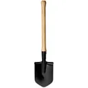 Cold Steel Spetsnaz Shovel, Trech Shovel, Tool, Black, Shovel, Medium Carbon Steel, Natural Wood Handle CS-92SFX - Cold Steel