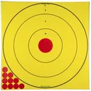 Birchwood Casey Shoot-N-C, Adhesive Target, Easily Visable Black Splatter, Yellow, 17.75" X 17.75" BC-LRBET-5PK - Birchwood Casey
