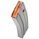 DURAMAG Magazine, 223 Remington/556NATO, 30 Rounds, Fits AR Rifles, Orange Anti-tilt AGF Follower, Aluminum, Gray 3023002178CPD - DuraMag