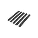 Bravo Company 5.5" MCMR Rail Panel Kit, M-LOK Compatible, 5 pack, Black BCM-MCMR-RP-BLK-5 - Bravo Company Manufacturing