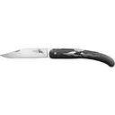 Cold Steel Kudu Lite, Folding Knife, Silver, Plain Edge, Clip Point, 4.25" Blade, Stonewashed Finish, 5Cr15MoV, Black Handle CS-20KJ - Cold Steel