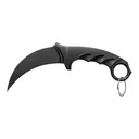 Cold Steel FCX Karambit, Fixed Blade Knife, Black, Plain Edge, Karambit, 4" Blade, Kray-Ex, Black Handle CS-92FK - Cold Steel