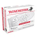 WINCHESTER USA 9mm 115Gr FMJ 200 Rounds/Box Handgun Ammo (USA9W) - Winchester Ammo