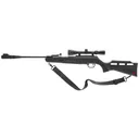 Umarex Targis Hunter Max Air Rifle, .22 Pellet, 800 Feet Per Second, Black, w/3-9X32 Scope, Nucleus Rail, Single Shot, Silencair Non-Removable Suppressor 2244241 - Umarex