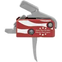 Rise Armament Patriot Trigger, Red, Includes Challenge Coin and Anti-walk Pins, Folds Of Honor Edition RA-13FOLDS-PT - Rise Armament