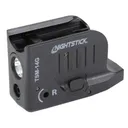Nightstick TSM-14G, Subcompact Tactical Weapon-Mounted Light w/Green Laser, For Glock 43/43X/48 MOS, 150 Lumens, 2,700 Candela, Black, .75 Hours of Runtime, IP-X4 Water-Resistant, Rechargeable Battery TSM-14G - Nightstick