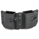Raven Concealment Systems Copia Double Magazine Carrier, Short Profile, Ambidextrous, Black Finish, Fits Double Stack 9/40 Magazines DS94UDMCBKMD-150 - Raven Concealment Systems