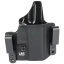 L.A.G. Tactical, Inc. Defender Series, OWB/IWB Holster, Fits Glock 43/43X, Kydex, Right Hand, Black Finish 1053 - L.A.G. Tactical