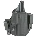 L.A.G. Tactical, Inc. Defender Series, OWB/IWB Holster, Fits H&K VP9, Kydex, Right Hand, Black Finish 9026 - L.A.G. Tactical