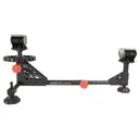 Birchwood Casey Echo Shooting Rest, Non-Slip Rubber Stock Rest, Adjustable Leveling Feet, Steel Frame Design, Black/Red BC-ESR - Birchwood Casey