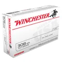 WINCHESTER USA 308 Win 147Gr FMJ 20rd Box Rifle Ammo (USA3081) - Winchester Ammo