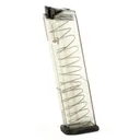 Elite Tactical Systems Group Magazine, 9MM, 12 Rounds, Fits Glock 43, Polymer, Smoke GLK-43-12 - Elite Tactical Systems
