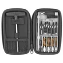 Tipton Compact Pistol Cleaning Kit, For Pistol Calibers .22-.45, Cleaning Pick, Nylon Brush, Cleaning Rod, Soft Carry Case 1082252 - Tipton