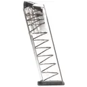 Elite Tactical Systems Group Magazine, 9MM, 17 Rounds, Fits S&W M&P, Polymer, Clear SW9-MP-17 - Elite Tactical Systems