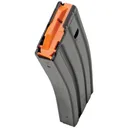 DURAMAG Magazine, 223 Remington/556NATO, 30 Rounds, Fits AR Rifles, Orange Anti-Tilt AGF Follower, Stainless Steel, Black 3023041178CPD - DuraMag
