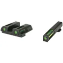 Hi-Viz LiteWave H3 Tritium/Litepipe Night Sights, Fits Glock 42 and 43, Green Front and Rear GLN321 - HIVIZ
