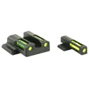 Hi-Viz LiteWave H3 Tritium/Litepipe Night Sights, Fits S&W Shield, Front Green and Rear MPSN321 - HIVIZ