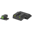 Meprolight Hyper-Bright, Tritium Sight Set, Green Front/Green Rear, Fits S&W M&P Shield 0417703111 - Meprolight