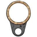 Fortis Manufacturing, Inc. Light Weight K2, Castle Nut and End Plate, Black and Flat Dark Earth, Anodized Finish LE-BLK-K2-FDE - Fortis Manufacturing