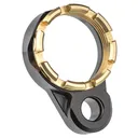 Fortis Manufacturing, Inc. Lightweight Enhanced AR15 End Plate, K1 System (Tapered) Castle Nut, Gold Finish LE-BLK-K1-GOLD - Fortis Manufacturing