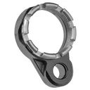 Fortis Manufacturing, Inc. Light Weight K1, Castle Nut and End Plate, Black and Gray, Anodized Finish LE-BLK-K1-GRY - Fortis Manufacturing