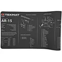 TekMat AR-15 Ultra Ultra Premium Gun Cleaning Mat, Includes Small Microfiber TekTowel, Packed In Tube TEK-R44-AR15 - TekMat