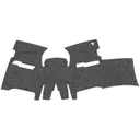 TALON Grips Inc Granulate, Grip, Adhesive Grip, Fits Sig Sauer P250/P320 Compact, Medium Module, Black 001G - Talon Grips Inc