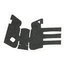 TALON Grips Inc Granulate, Grip, Adhesive Grip, Fits Glock Gen4 19, 23, 25, 32, 38 No Backstrap, Black 110G - Talon Grips Inc