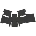 TALON Grips Inc Rubber, Grip, Adhesive Grip, Fits Springfield XD Full Size 9MM/.357/.40, Black 202R - TALON Grips