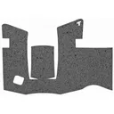 TALON Grips Inc Black Rubber Grip, Adhesive Grip, Fits Glock 48 and 43X, Black 385R - TALON Grips
