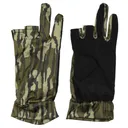 Primos Stretch Fingerless Gloves, Mossy Oak Bottomland Camo PS6681 - Primos