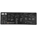 TekMat AR-15 Rifle Mat, 12"x36", Black, Includes Small Microfiber TekTowel, Packed In Tube TEK-R36-AR15 - TekMat